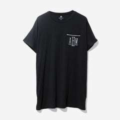 Monogrammed Sleep Tee | Black