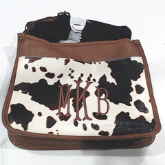 BLOOPER BAG: Monogrammed Saddlebag
