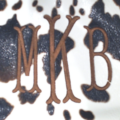BLOOPER BAG: Monogrammed Saddlebag