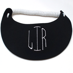 BLOOPER ACCESSORY: Monogrammed Foam Adjustable Visor