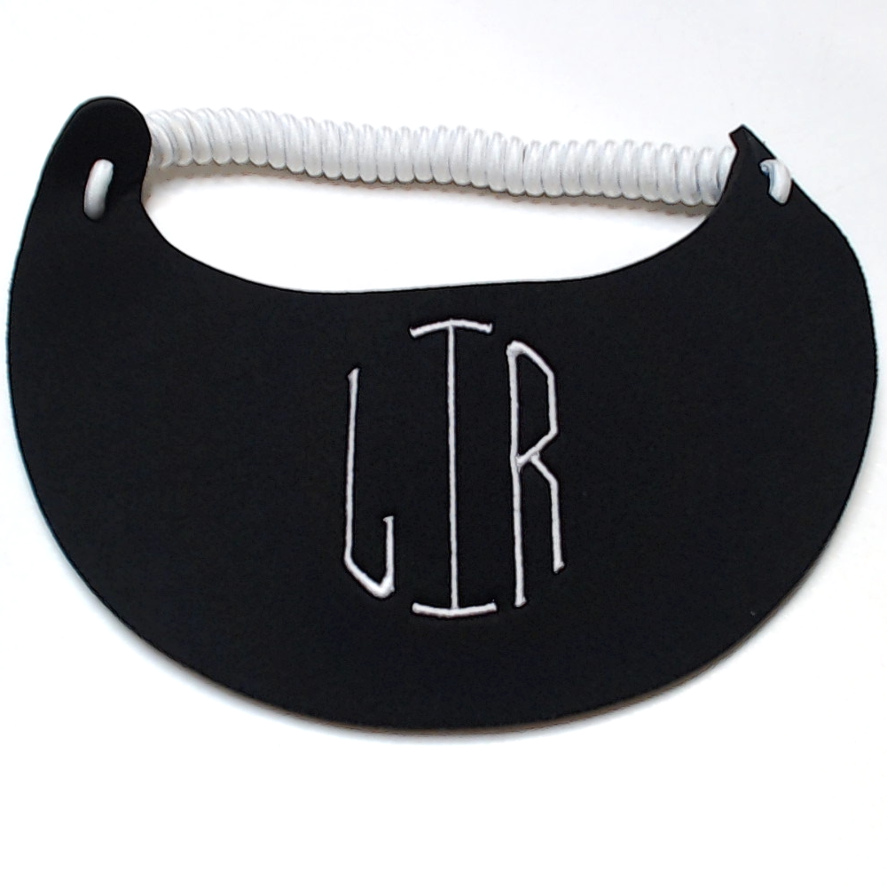 BLOOPER ACCESSORY: Monogrammed Foam Adjustable Visor
