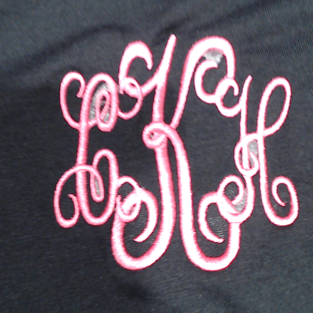 BLOOPER CLOTHING: Monogrammed Peplum Top