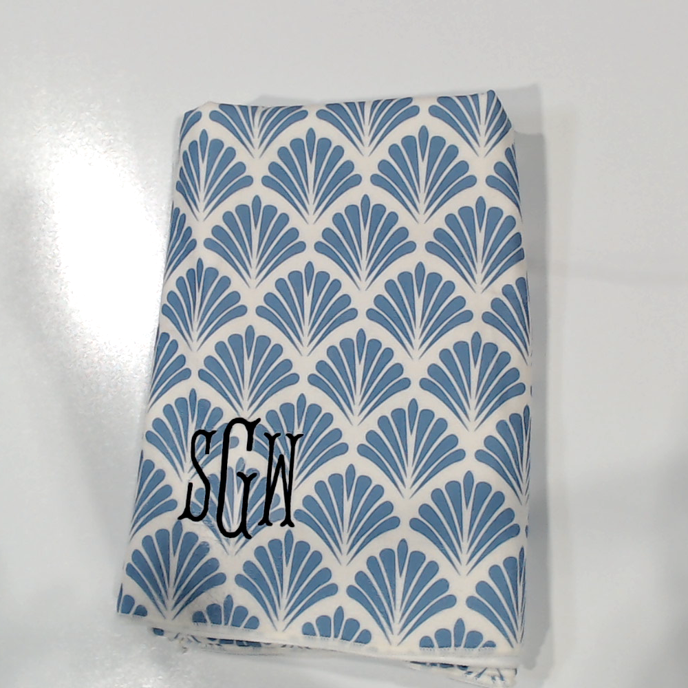 BLOOPER SWIM: Monogrammed Beach Towel
