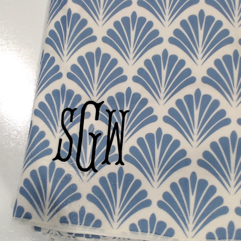 BLOOPER SWIM: Monogrammed Beach Towel