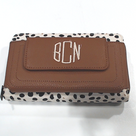 BLOOPER ACCESSORY: Monogrammed Phone Wallet Wristlet