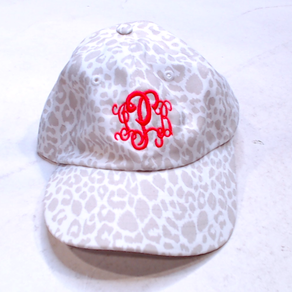 BLOOPER ACCESSORY: Monogrammed Baseball Hat