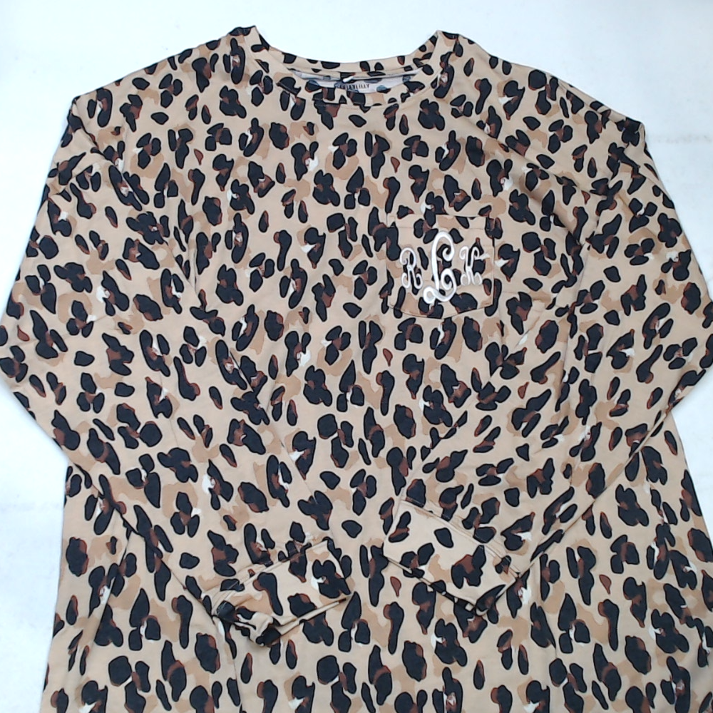 BLOOPER CLOTHING: Monogrammed Long Sleeve Shirt
