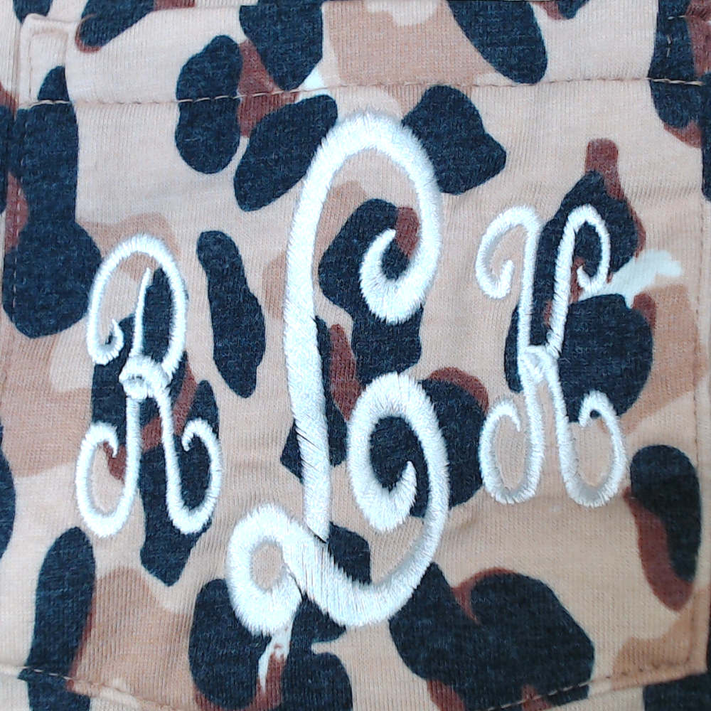 BLOOPER CLOTHING: Monogrammed Long Sleeve Shirt