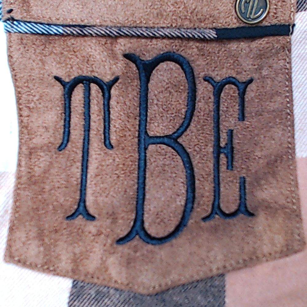 BLOOPER CLOTHING: Monogrammed Plaid Layering Tunic
