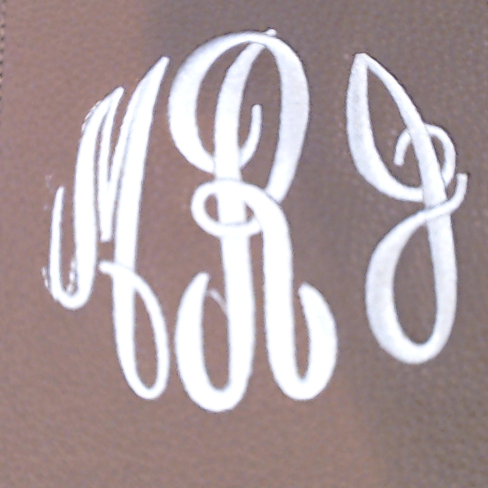 BLOOPER BAG: Monogrammed Spotted Weekender