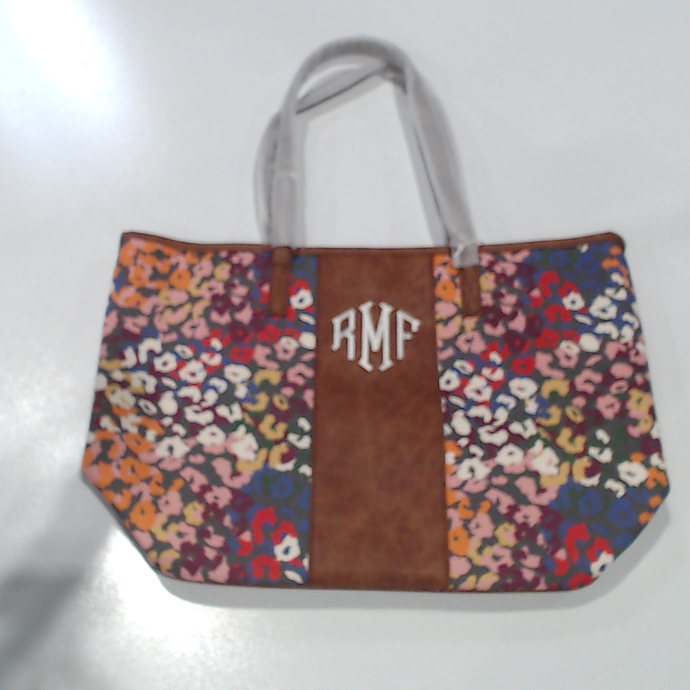 BLOOPER BAG: Monogrammed Leopard Tote Bag