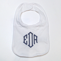 BLOOPER KIDS: Monogrammed Baby Bib