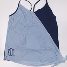 BLOOPER SWIM: Monogrammed Ruched Tankini