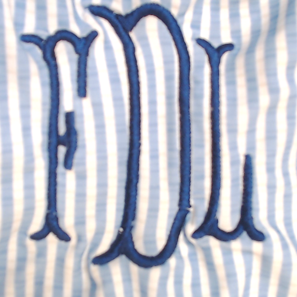 BLOOPER SWIM: Monogrammed Ruched Tankini