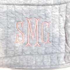BLOOPER KIDS: Monogrammed Kids Quilted Cosmetic Case