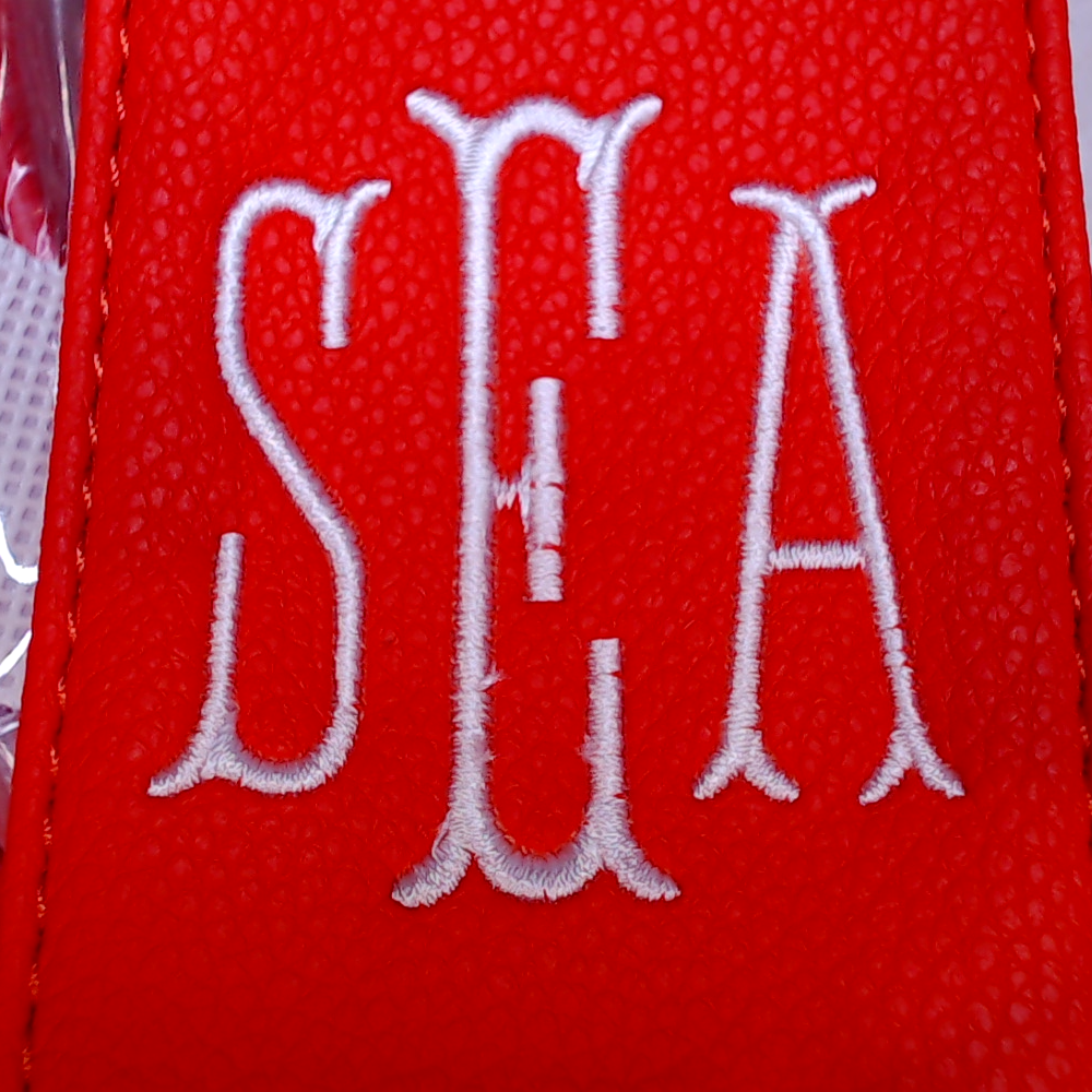 BLOOPER BAG: Monogrammed Clear Stadium Crossbody Bag