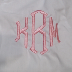 BLOOPER KIDS: Monogrammed White Eyelet Baby Bloomers