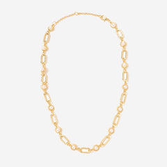 Pearl Starburst Necklace in Gold