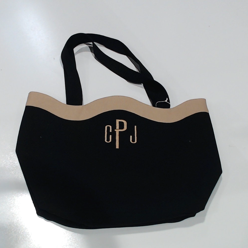 BLOOPER BAG: Monogrammed Wavy Top Tote