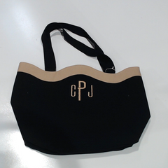 BLOOPER BAG: Monogrammed Wavy Top Tote