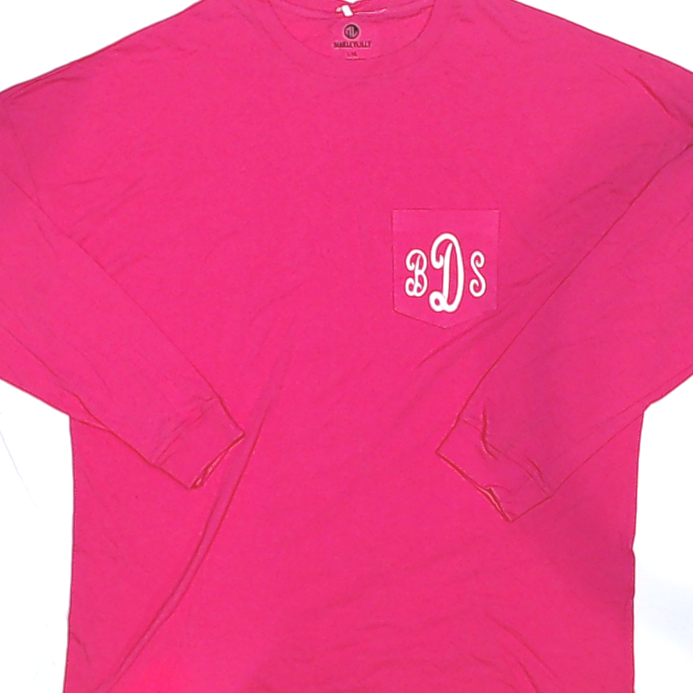 BLOOPER CLOTHING: Monogrammed Long Sleeve Shirt
