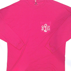 BLOOPER CLOTHING: Monogrammed Long Sleeve Shirt