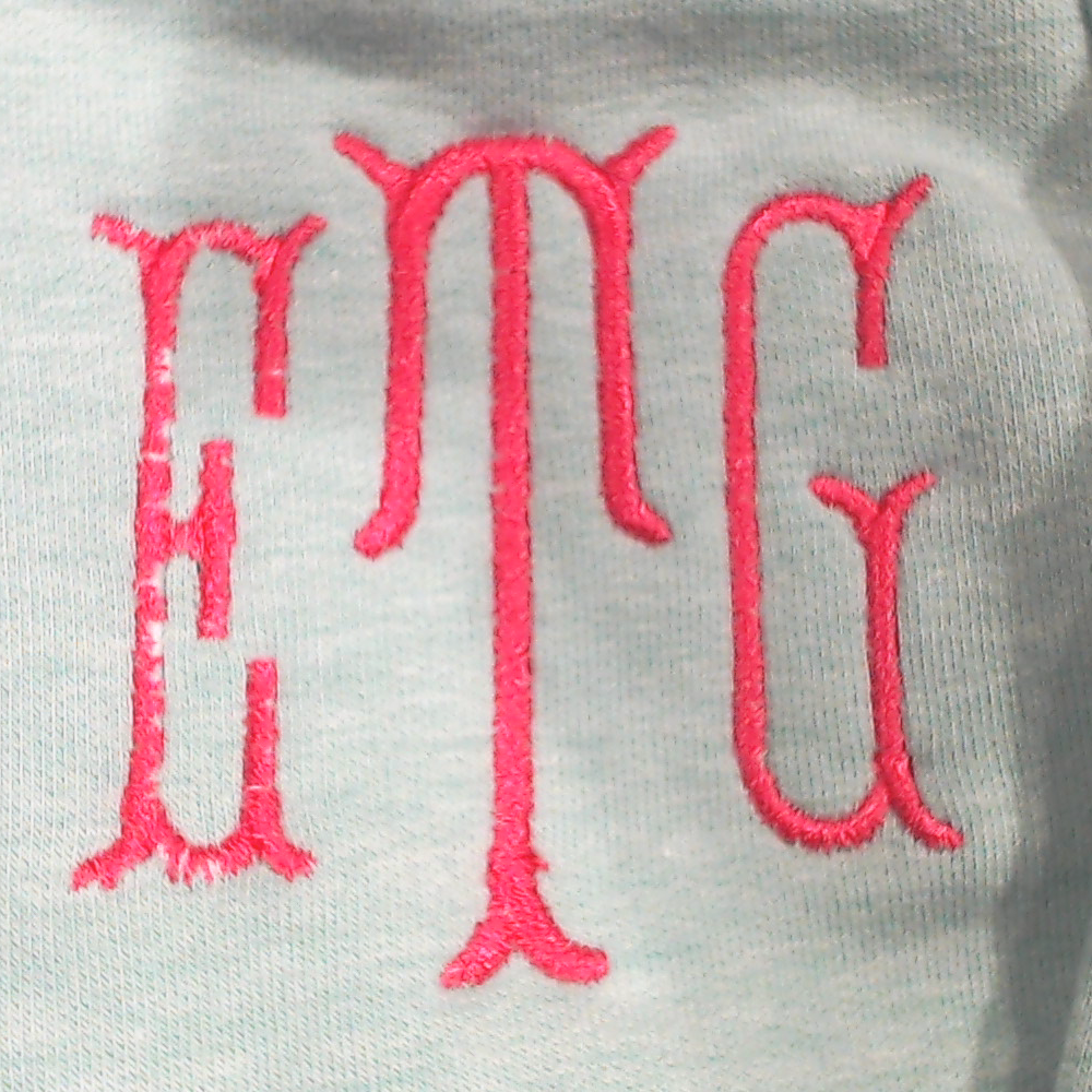 BLOOPER KIDS: Monogrammed Kids Pullover Sweatshirt