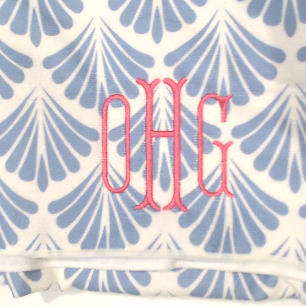 BLOOPER SWIM: Monogrammed Beach Towel