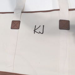 BLOOPER BAG: Monogrammed Extra Large Tote Bag