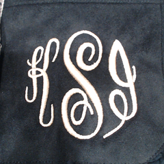 BLOOPER CLOTHING: Monogrammed Sherpa Shacket