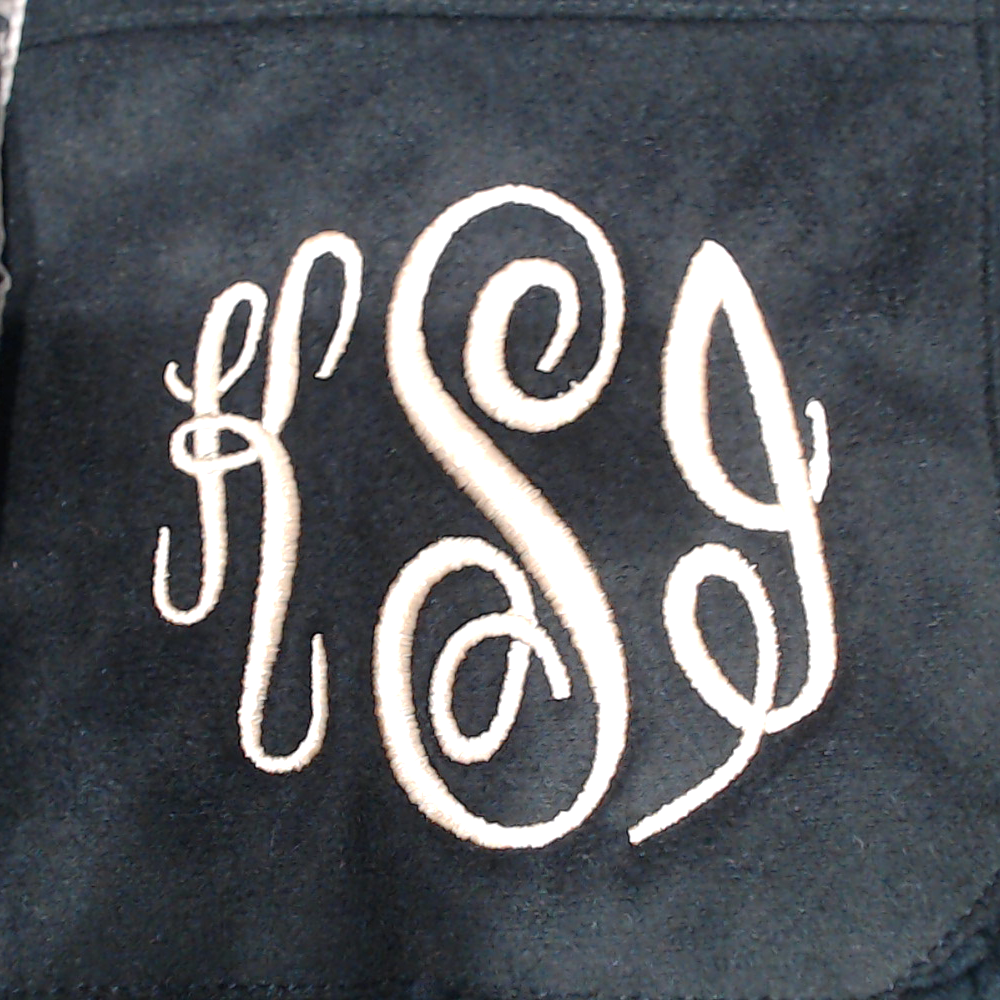 BLOOPER CLOTHING: Monogrammed Sherpa Shacket