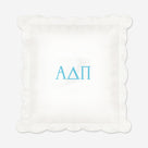 Alpha Delta Pi Pillow Sham | White