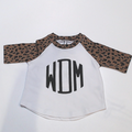BLOOPER KIDS: Monogrammed Kids Raglan Tunic