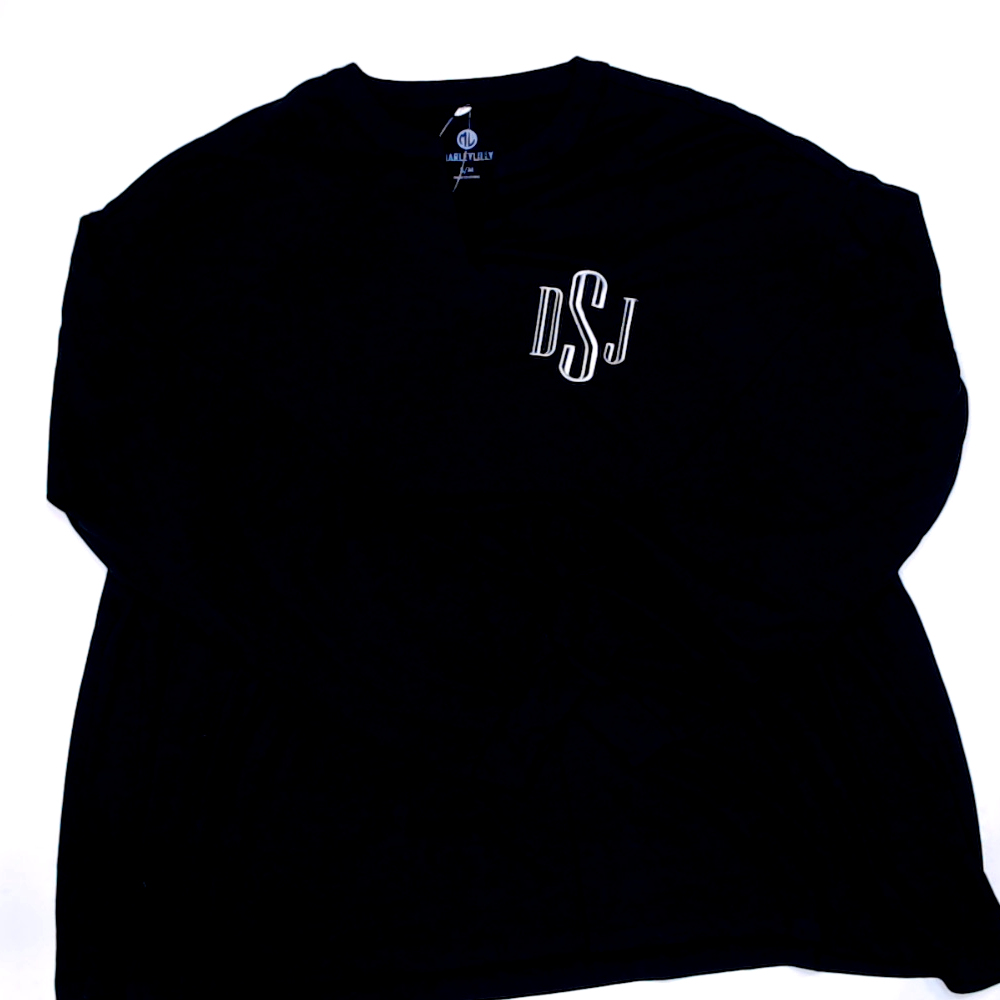 BLOOPER CLOTHING: Monogrammed Peplum Top