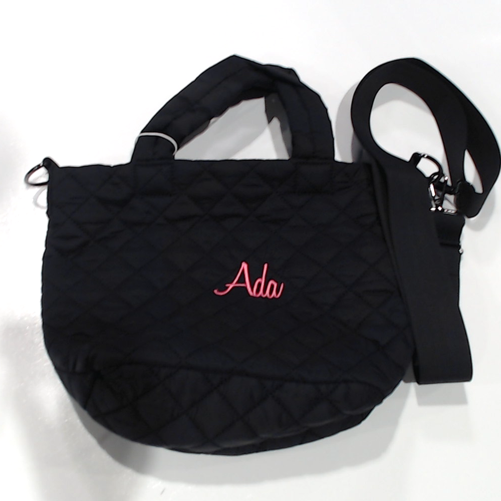 BLOOPER BAG: Monogrammed Diamond Quilted Crossbody
