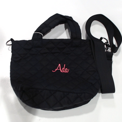 BLOOPER BAG: Monogrammed Diamond Quilted Crossbody