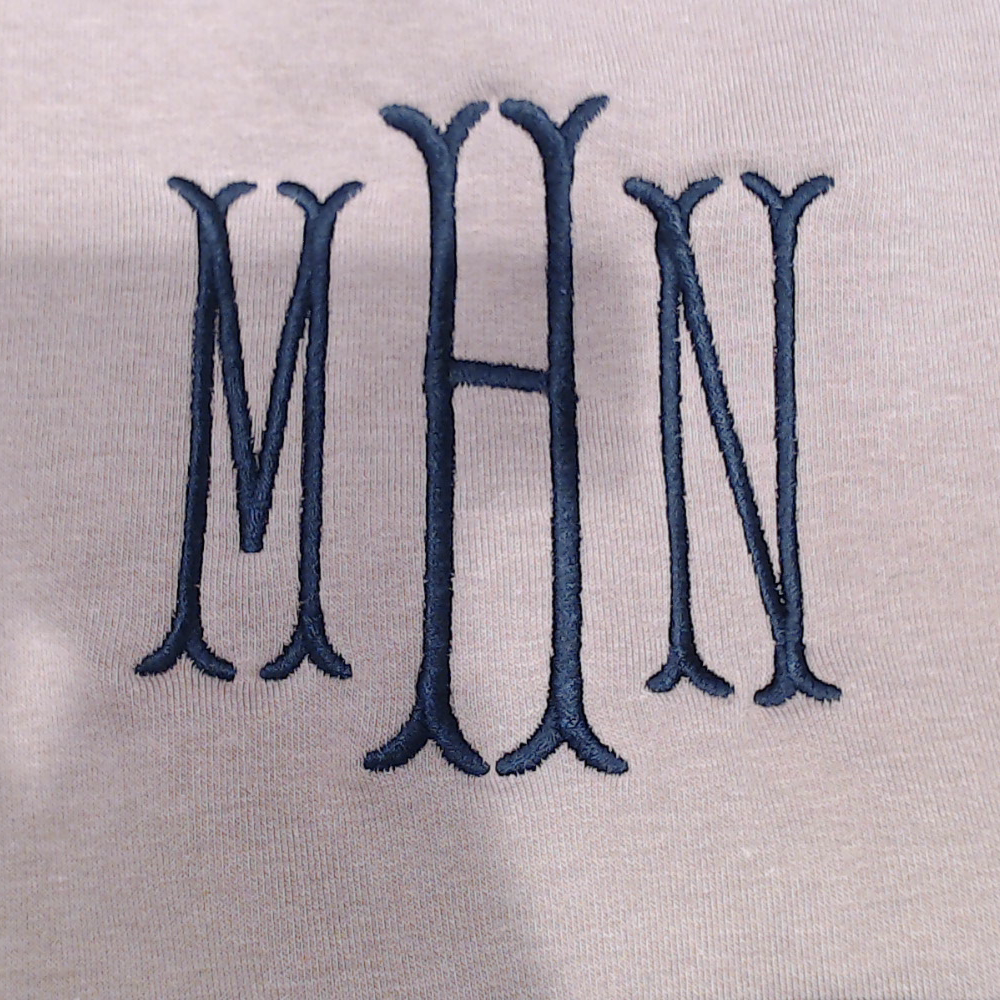 BLOOPER CLOTHING: Monogrammed Quarter Zip Sweatshirt