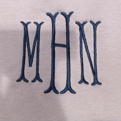 BLOOPER CLOTHING: Monogrammed Quarter Zip Sweatshirt