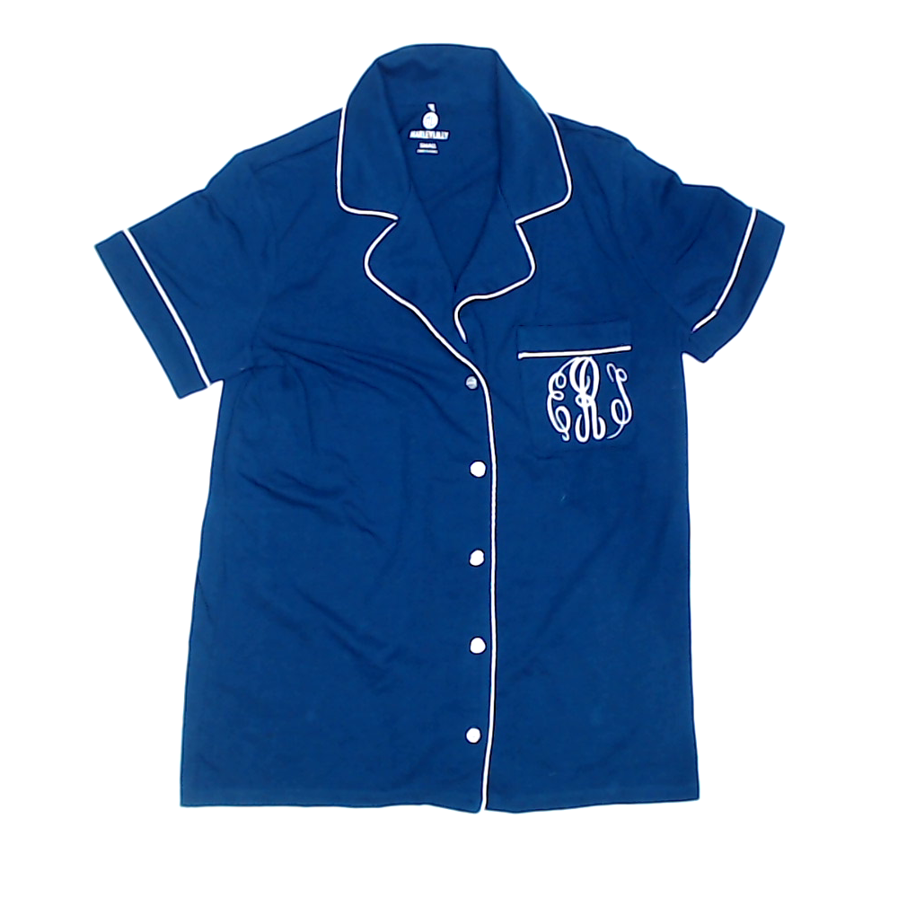 BLOOPER CLOTHING: Monogrammed Classic Sleep Top
