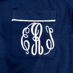 BLOOPER CLOTHING: Monogrammed Classic Sleep Top