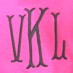 BLOOPER CLOTHING: Monogrammed Open Back Sweatshirt