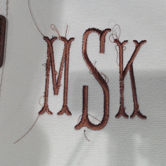 BLOOPER BAG: Monogrammed Rolling Tote