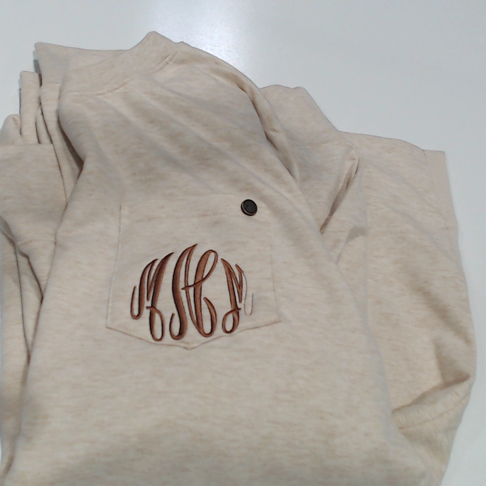 BLOOPER CLOTHING: Monogrammed Crewneck Sweatshirt