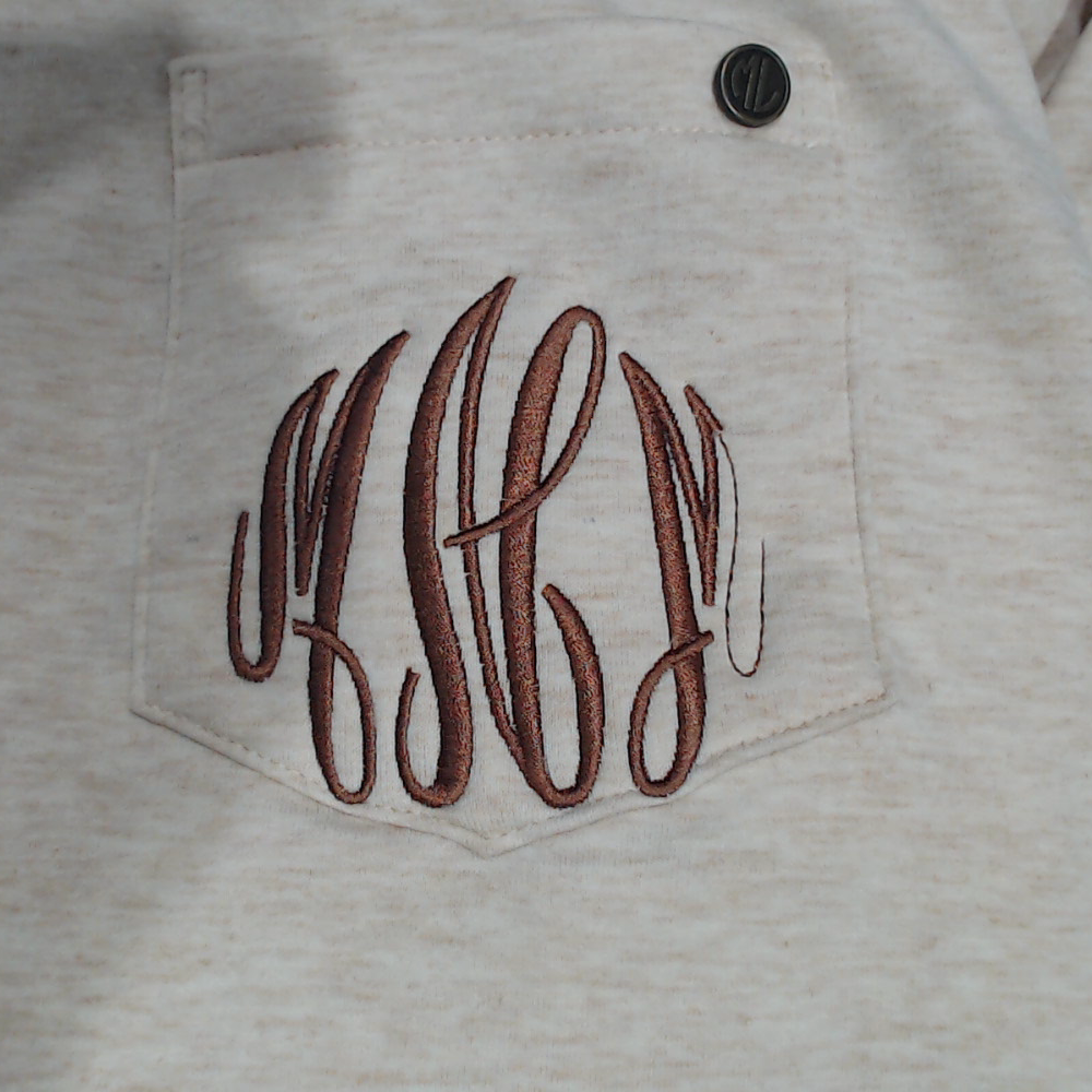 BLOOPER CLOTHING: Monogrammed Crewneck Sweatshirt