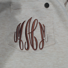 BLOOPER CLOTHING: Monogrammed Crewneck Sweatshirt
