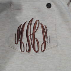 BLOOPER CLOTHING: Monogrammed Crewneck Sweatshirt