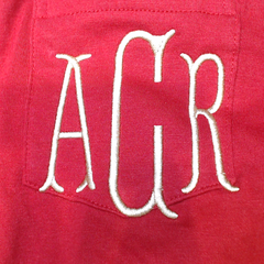BLOOPER KIDS: Monogrammed Kids Long Sleeve Shirt