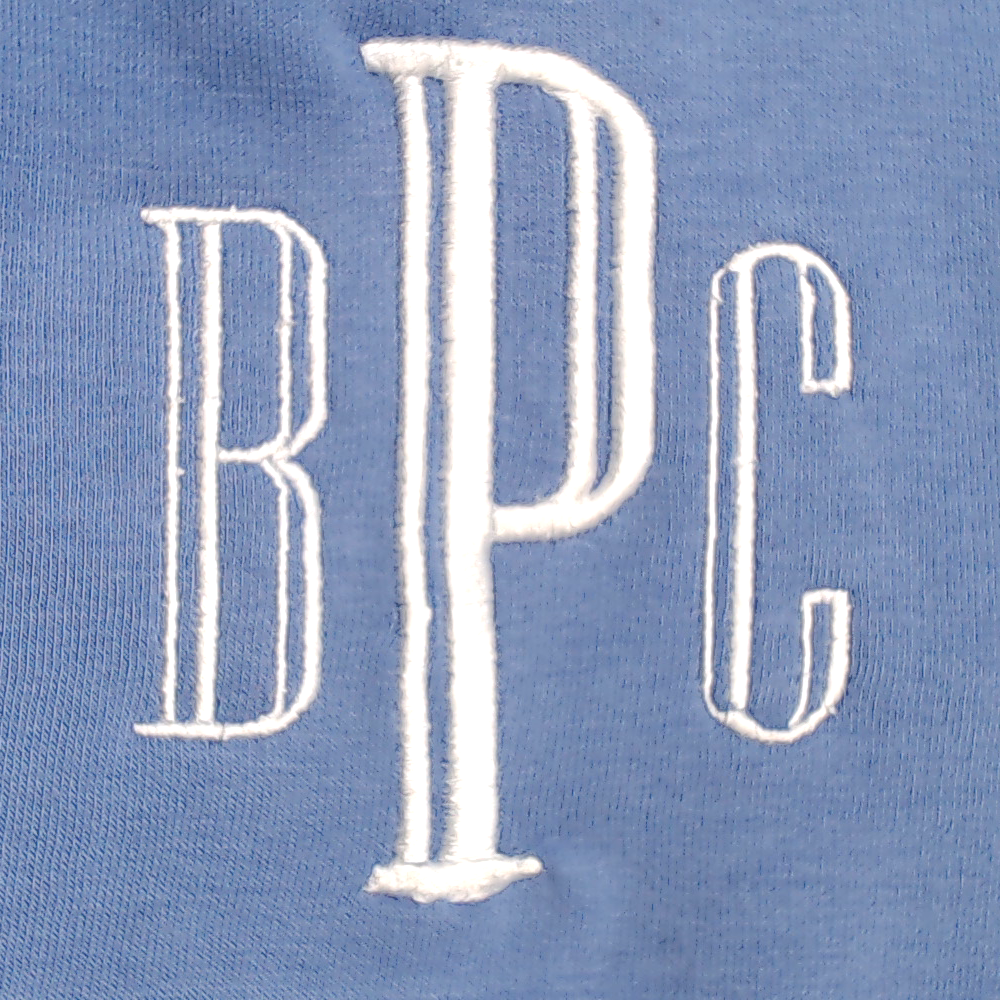 BLOOPER CLOTHING: Monogrammed Quarter Zip Pullover