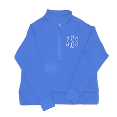 BLOOPER CLOTHING: Monogrammed Quarter Zip Pullover