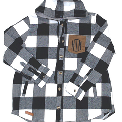 BLOOPER CLOTHING: Monogrammed Shacket